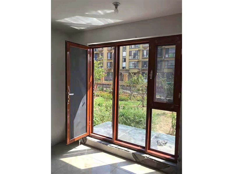 鋁包木門窗安裝案例